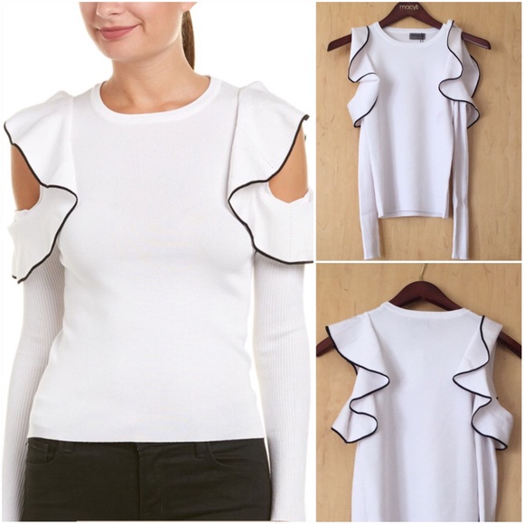 Aiden Sweaters - Aiden Cold-Shoulder Top